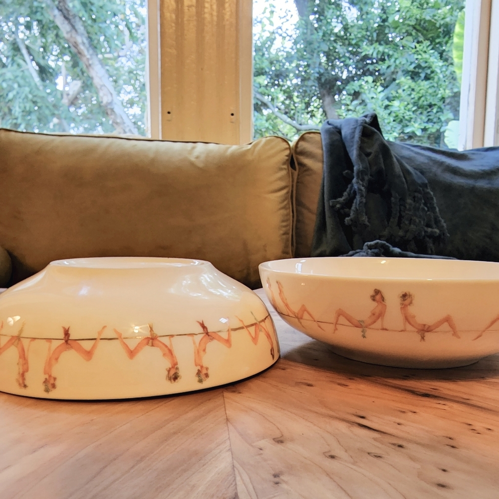 Cynthia Rowley Dirty Dishes Fishs Eddy Bowls